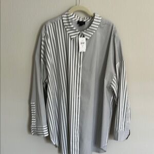 Striped Button Down Shirt